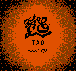Tao title screen for Famicom